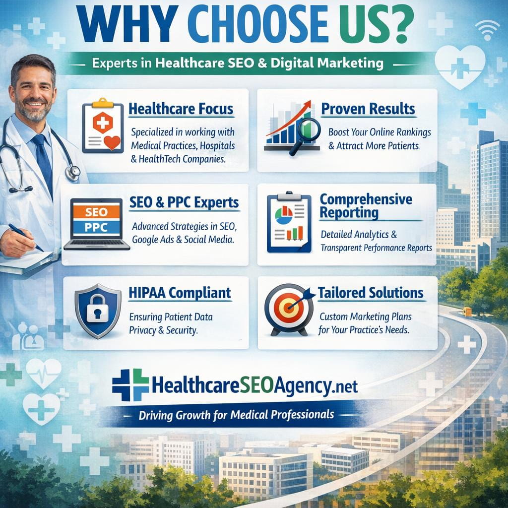 why choose us healthcare seo agency